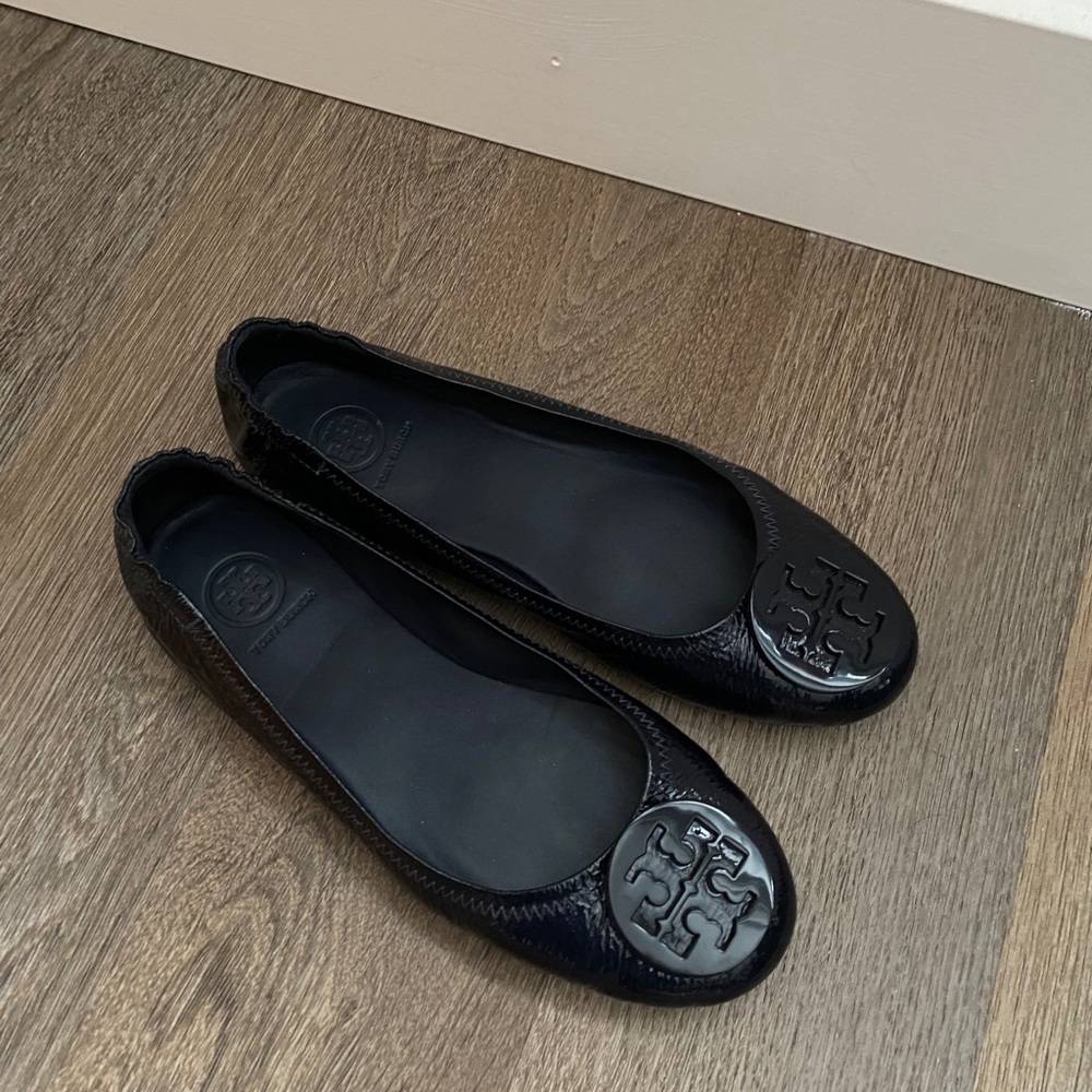 TORY BURCH Minnie travel ballerina shoes